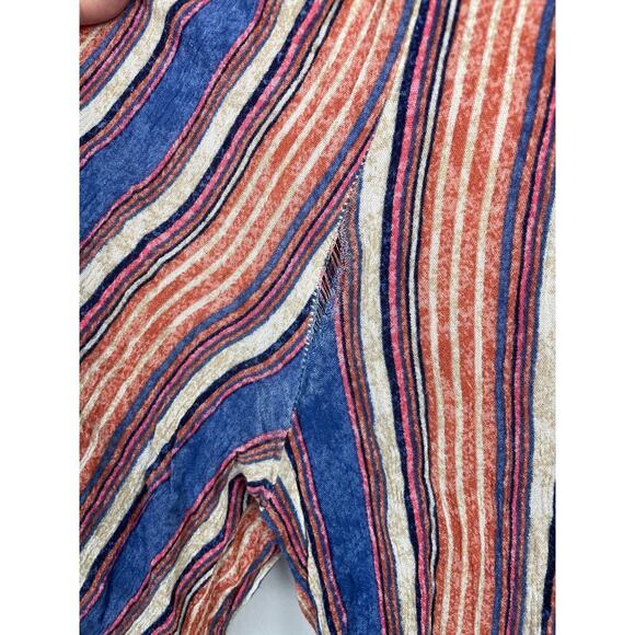 Cookies Clothing Sleeveless Multi-colored Ruffle Striped Swim Coverup - Size S - Picture 6 of 6